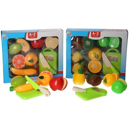 JUNIOR CHEF - CUT & STICK PLAY FOOD