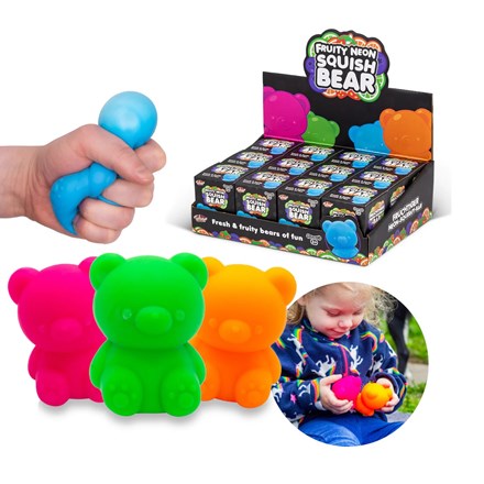 SCRUNCHEMS SQUISHY NEON SCENTED BEARS