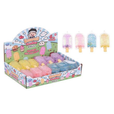 KAWAII FOODIEZ - SQUEEZY SQUISHY GEL ICE LOLLY
