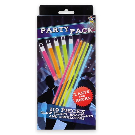 GLOW STICK PARTY PACK - 110 PACK