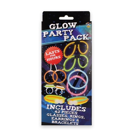 GLOW STICK PARTY BAG - 42 PACK