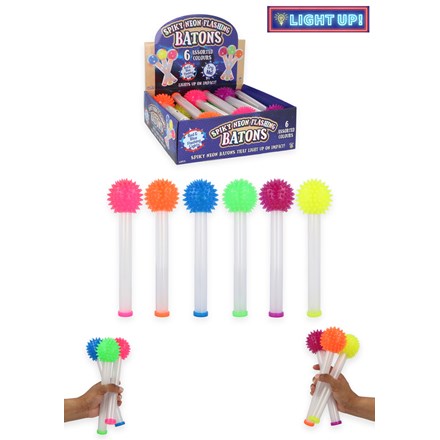 STICK W/ SPIKEY FLASHING BALL