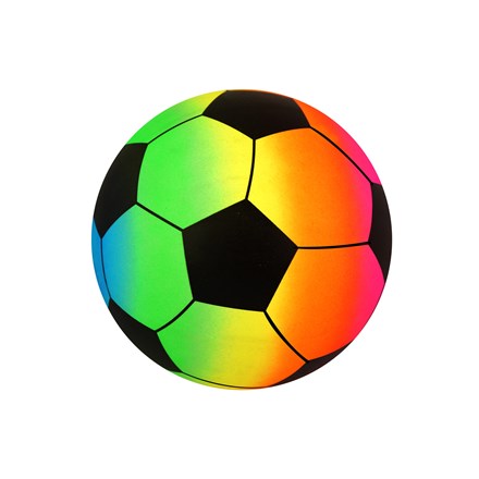 INFLATBALE RAINBOW FOOTBALL PVC 23CM