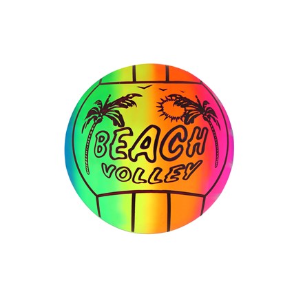 INFLATABLE RAINBOW VOLLEYBALL PVC 23CM