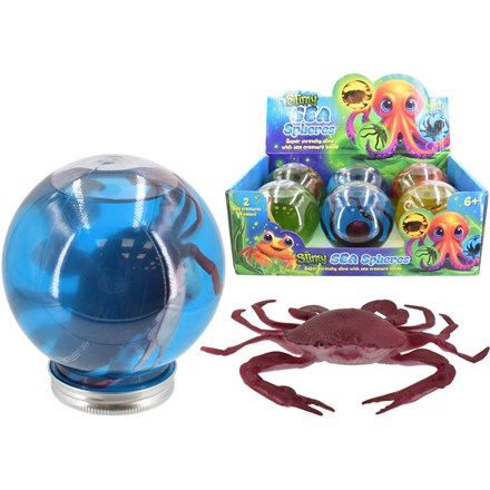 SLIMY SEA SPHERES WITH SEA CREATURES - 365g