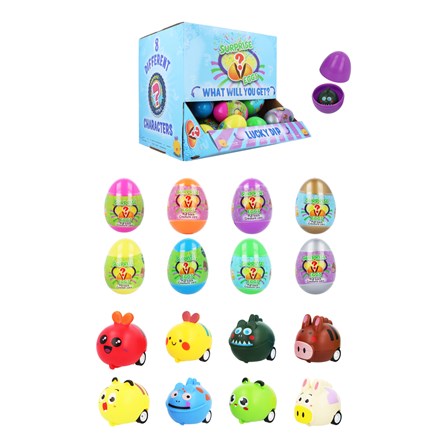 EGG SURPRISE WITH ANIMAL INSIDE 6.5CM