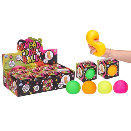 NEON KNEAD DOH BALL 10CM