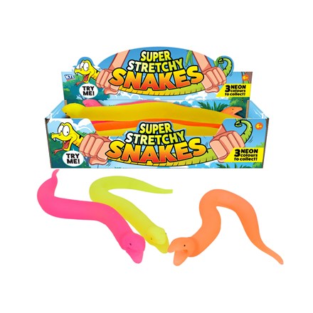 SUPER STRETCHY SNAKES 35CM