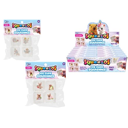 SQUISHY UNICORN / CAPYBARA ICE CUBES - 4 PACK