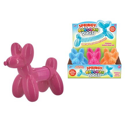 BALLOON SPRING DOG 15CM