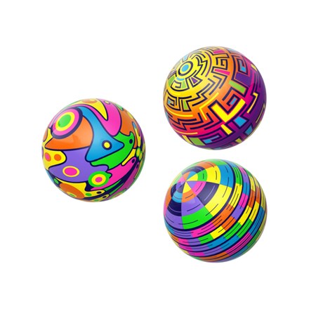 NEON COLOR FOOTBALL 80G 23CM