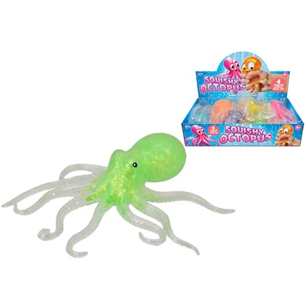 SQUISHY OCTOPUS 6 ASST