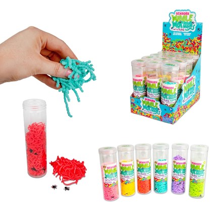 WIGGLE WORMS WITH FLIES