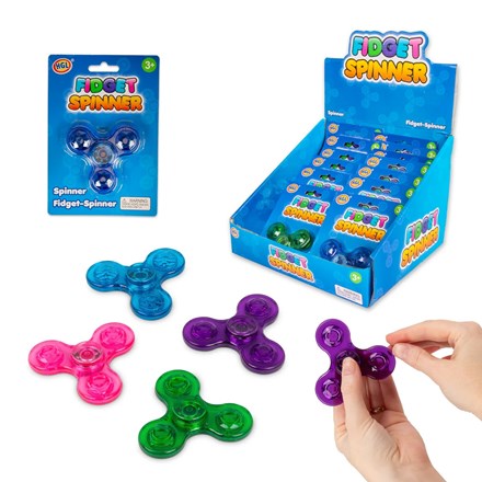 NEON FIDGET SPINNER ON CARD