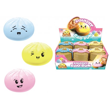 BAOBUDS - SQUISHY COLOURED BAO BUNS IN DUMPLING CASE