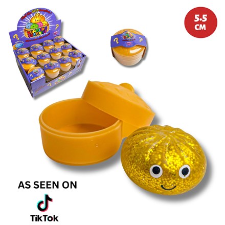 SQUISHY SQUEEZY GLITTER DUMPLING 5.5CM