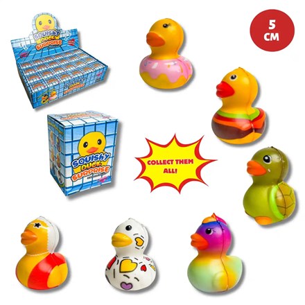 SQUISHY SQUEEZY QUACKERZ DUCK BLIND BOX 5CM