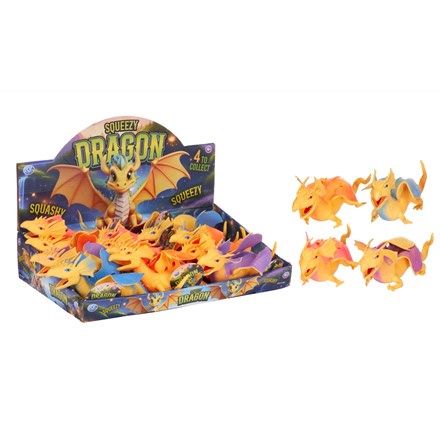 SQUEEZY SQUISHY DRAGON 18CM