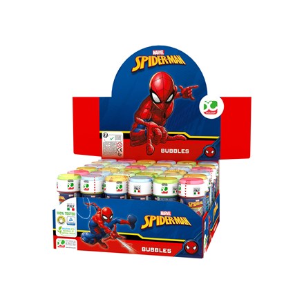 BUBBLE TUBS SPIDERMAN 60ML - 36 PACK