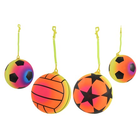 9'' RAINBOW BALL WITH KEYCHAIN 90G