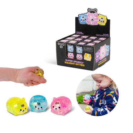 SCRUNCHEMS - SUGAR SQUISHY KITTIES - 3 PACK
