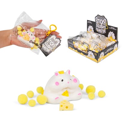 SCRUNCHEMS - STICKY SQUISHY HAMSTER