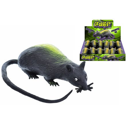 STRETCHY RAT WITH BEANS 14"