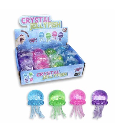 CRYSTAL MALTOSE JELLYFISH SLOW RELEASE 9.5CM SQUISHY SQUEEZY