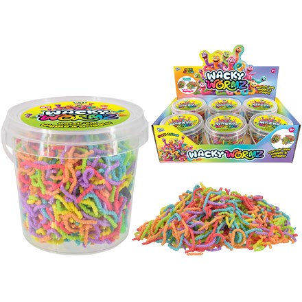 MOVING MULTI-COLOUR WORMZ - 200G TUB