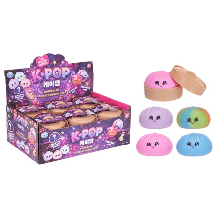 8.5CM K-POP SQUEEZY DUMPLING 3+1 ASST