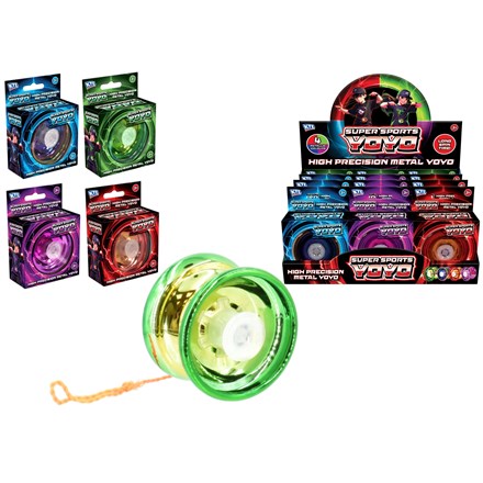METAL SPORTS METALLIC YO-YO 4 COLOURS