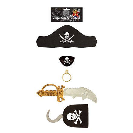 PIRATE SET 5PC - 36CM SWORD