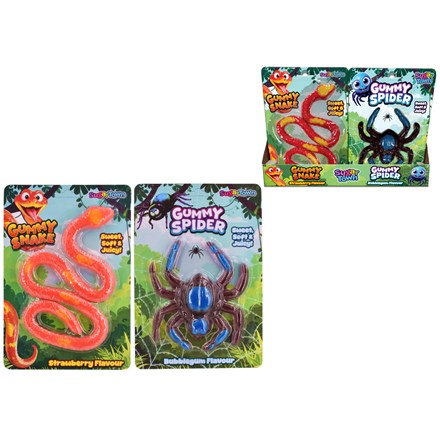 SNAKE & SPIDER ON BLISTERCARD 80G