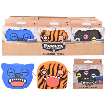 FUGGLER SILICONE COIN PURSE IN DISPLAY BOX