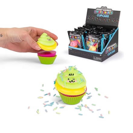 SCRUNCHEMS STICKY SQUISHY CUPCAKE