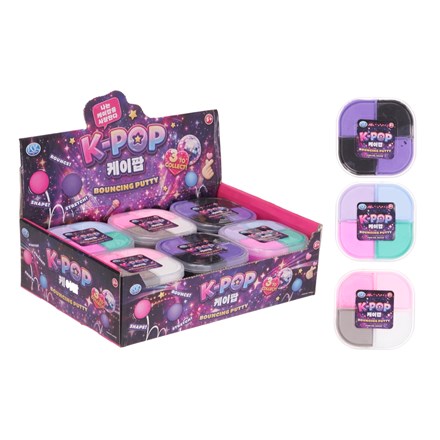 K-POP BOUNCING PUTTY 60G - 3 ASST