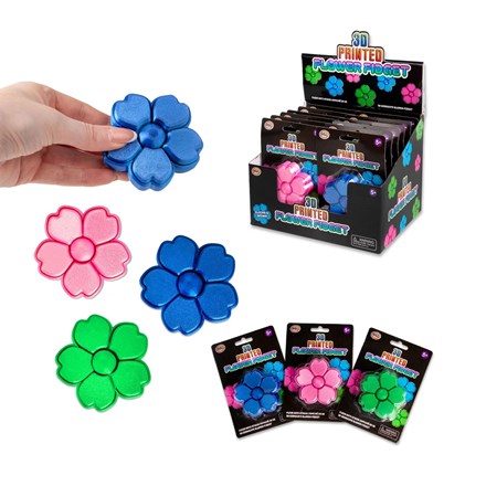3D PRINTED FLOWER FIDGET