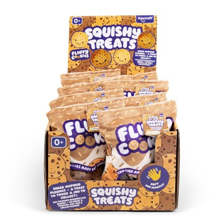 COOKIE SQUISHY PLUSH SNACK SENSORY TOY