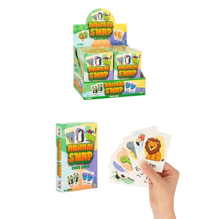 CARDS ANIMAL SNAP GAME 36PCS
