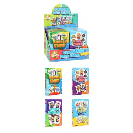 FAMILY CARD GAMES MIX - 9CM X 6CM