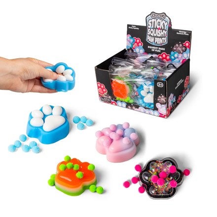 SCRUNCHEMS STICKY SQUISHY PAW PRINTS