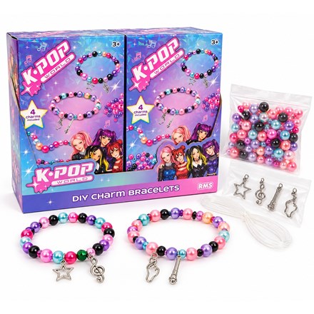 K-POP WORLD DIY CHARM BRACELETS IN DISPLAY BOX