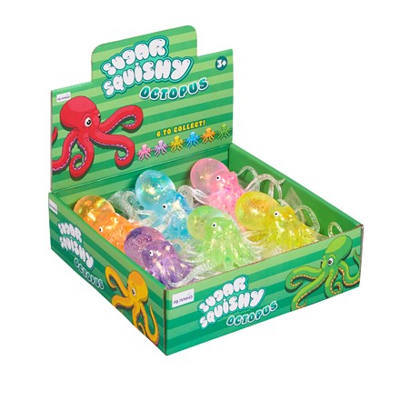 SUGAR SQUISHY OCTOPUS 17CM