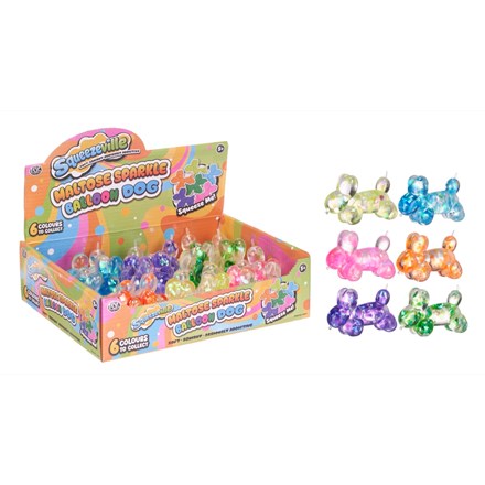 MALTOSE SPARKLE BALLOON DOG - 9CM X 5CM