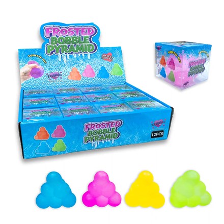 FROSTED MALTOSE BOBBLE PYRAMID - 6.5CM