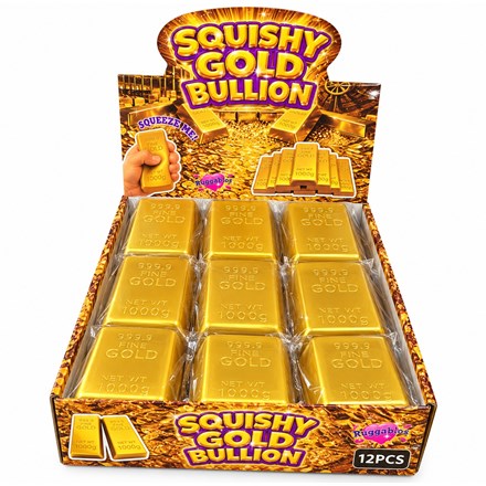 12CM SQUISHY GOLD BULLION
