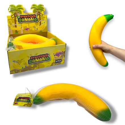 18" GIANT STRETCHY BANANA