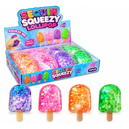 10CM SEQUIN MALTOSE LOLLIPOP