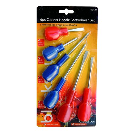 BLACKSPUR - SCREWDRIVER 6 PACK SET