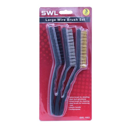 SWL - LARGE WIRE BRUSH - 3 PACK